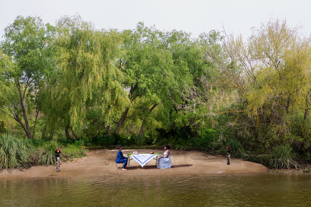 Mónica de Miranda, The Lunch on the Beach (After Manet), from The Island, 2021