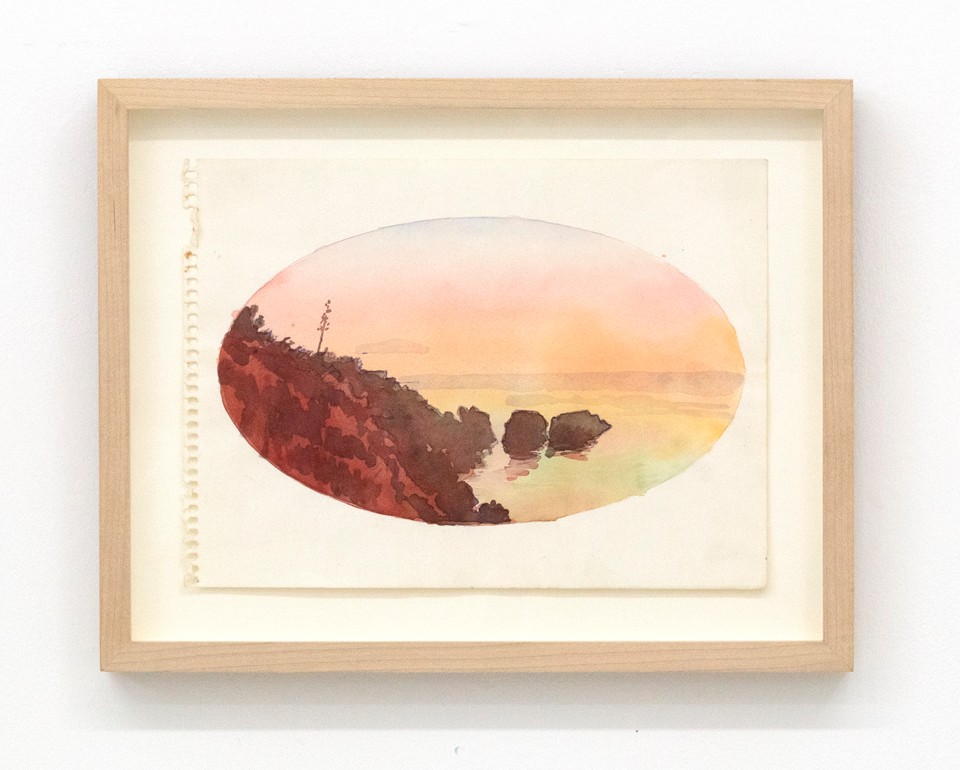 Paul Thek, Untitled Oval Landscape, 1970