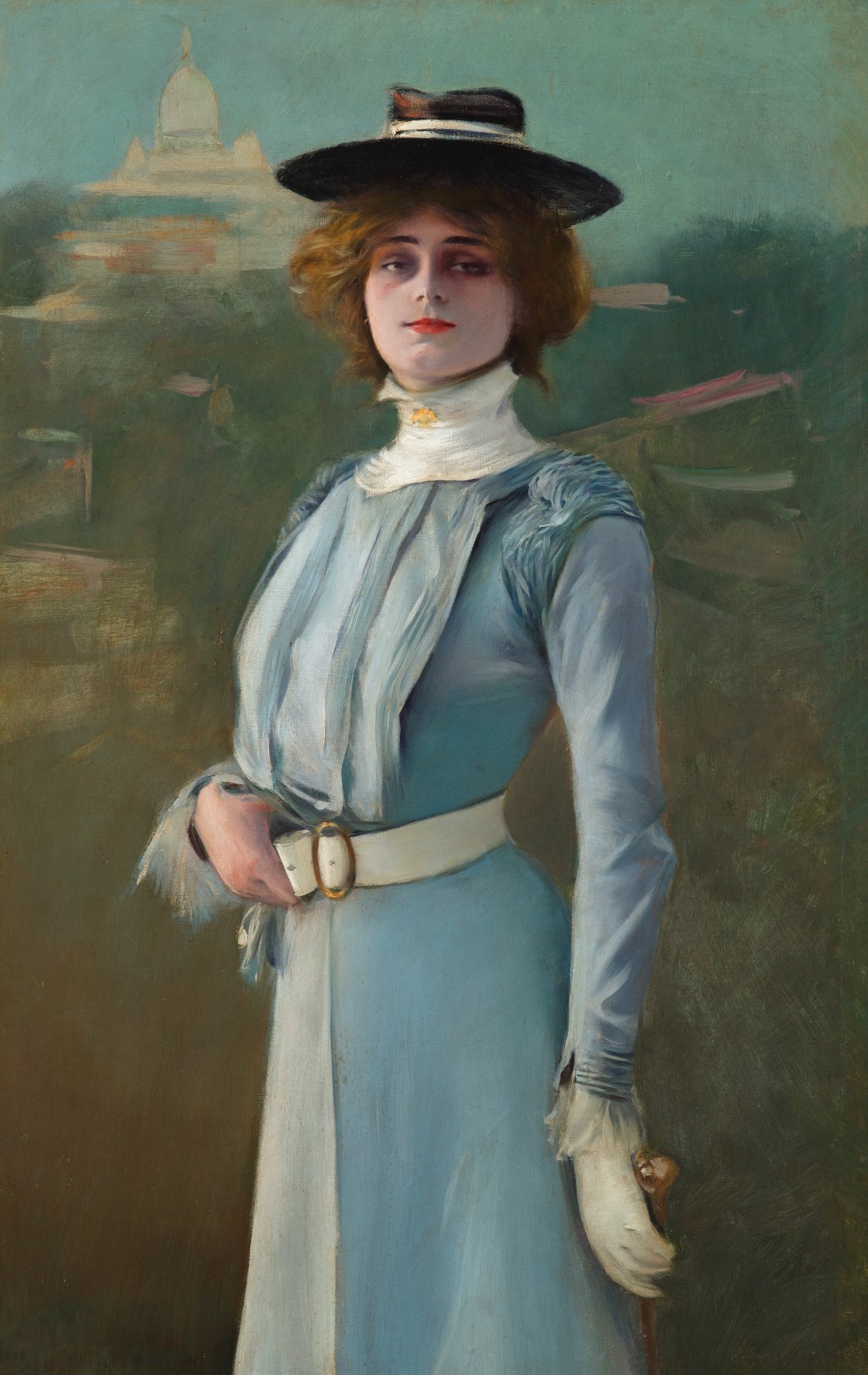 Ramon Casas, La Parisienne (Mademoiselle “Clo-Clo”, Clotilde Pignel), 1900