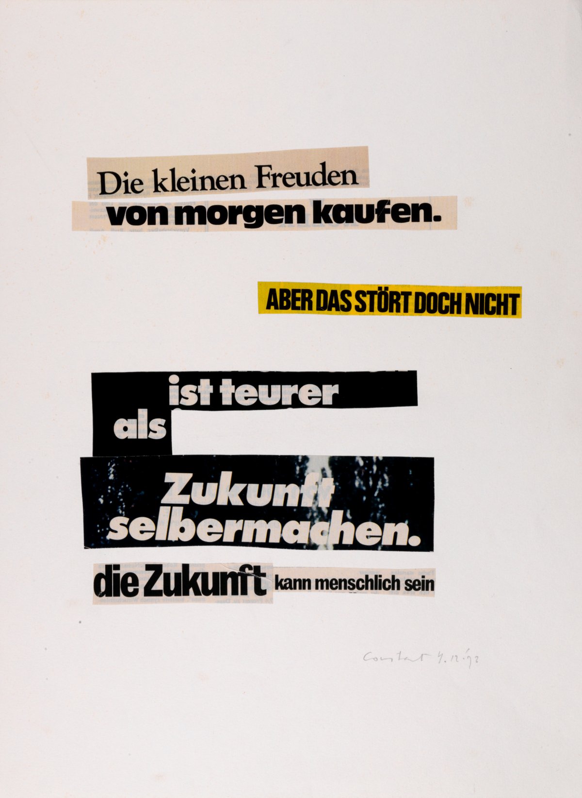 Constant, Die kleinen Freuden / The Small Pleasures, 1972