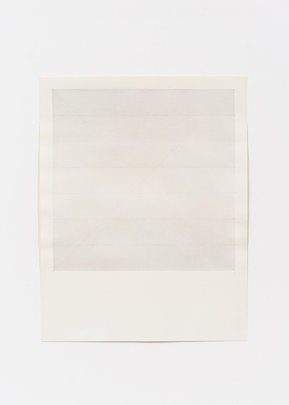 Raimund Girke, Nr 11 Aquarell (grey-blue), 1969