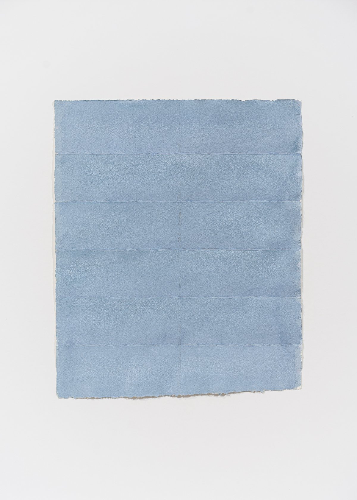 Raimund Girke, Nr 21 Aquarell (blue), 1972