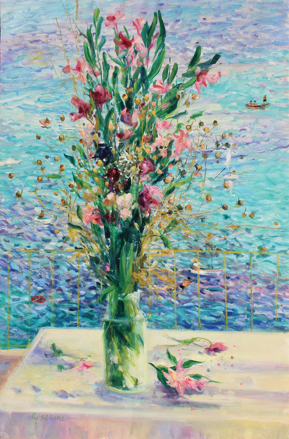 Gaston Sébire, Le bouquet sur la mer, 1971