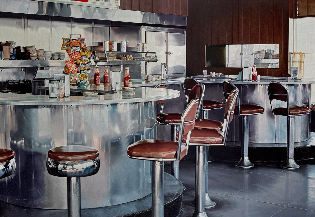 Ralph Goings, Richmond Diner, 1983