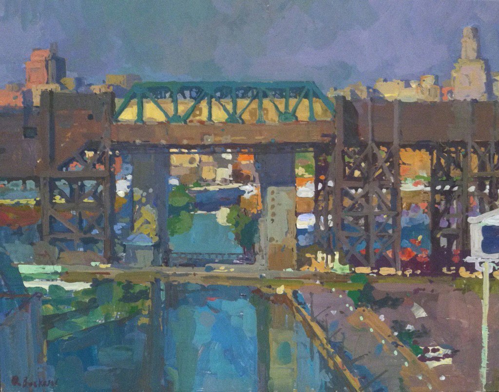 Derek Buckner, View of Gowanus, 2019