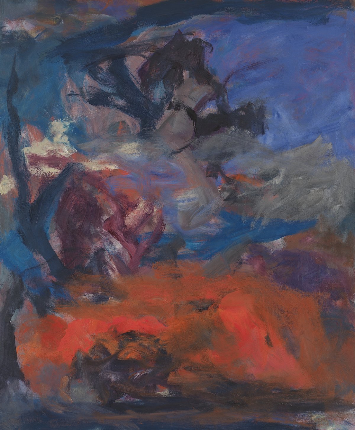 Jon Schueler, ''Red Snow Cloud And Blue Sky'', 1962