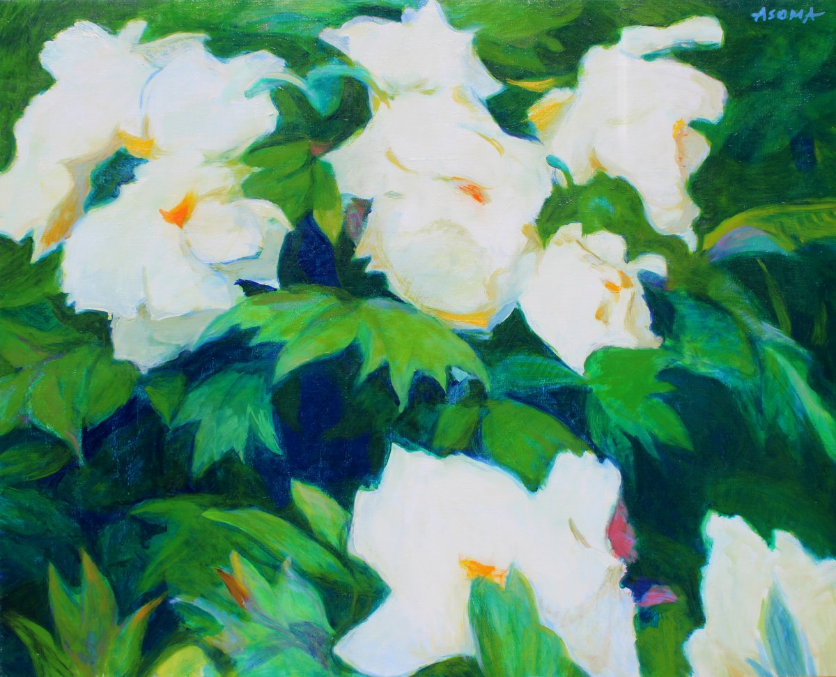 Tadashi Asoma, White Peonies, 2007