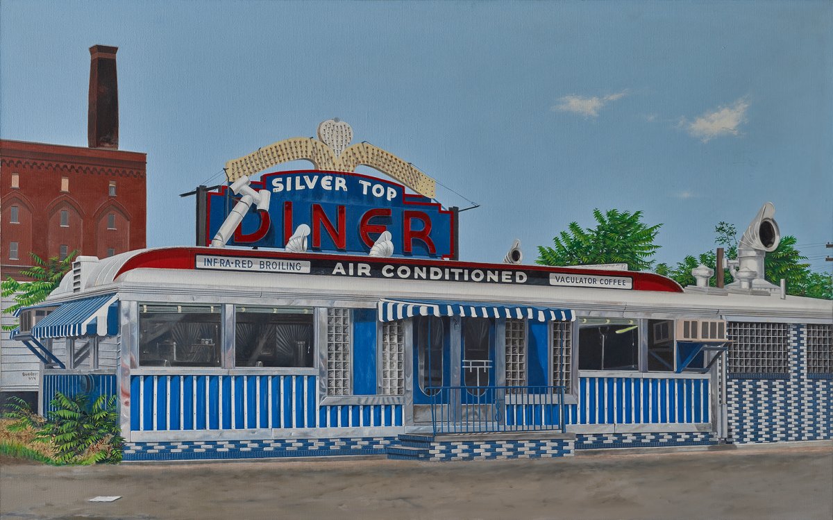 John Baeder, Silver Top Diner, 1974