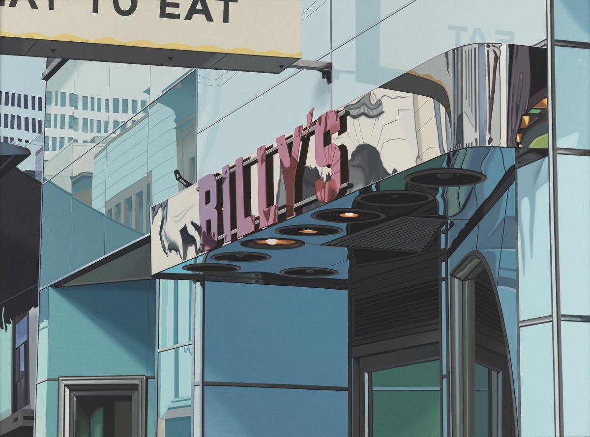 Robert Cottingham, Billy’s, 1980