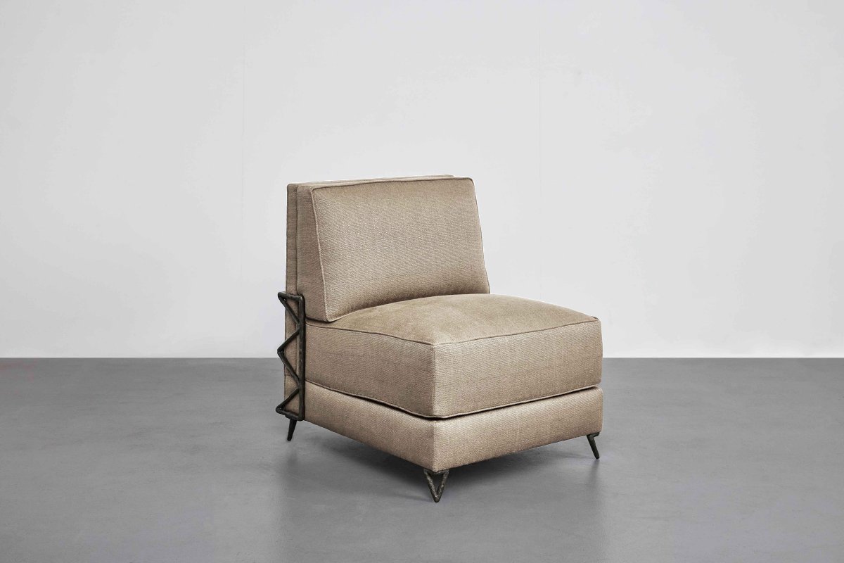 Mattia Bonetti, Armchair 'Lozenge Petit', 2023