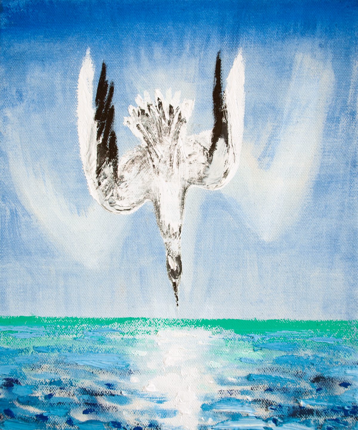 Erik Olson, The Diving Gannet, 2021