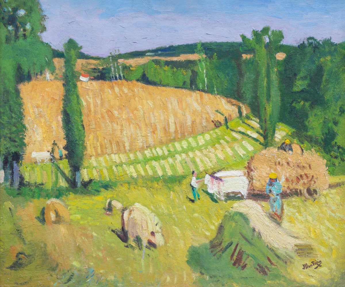 Pierre-Eugene Montezin, Paysage de campagne