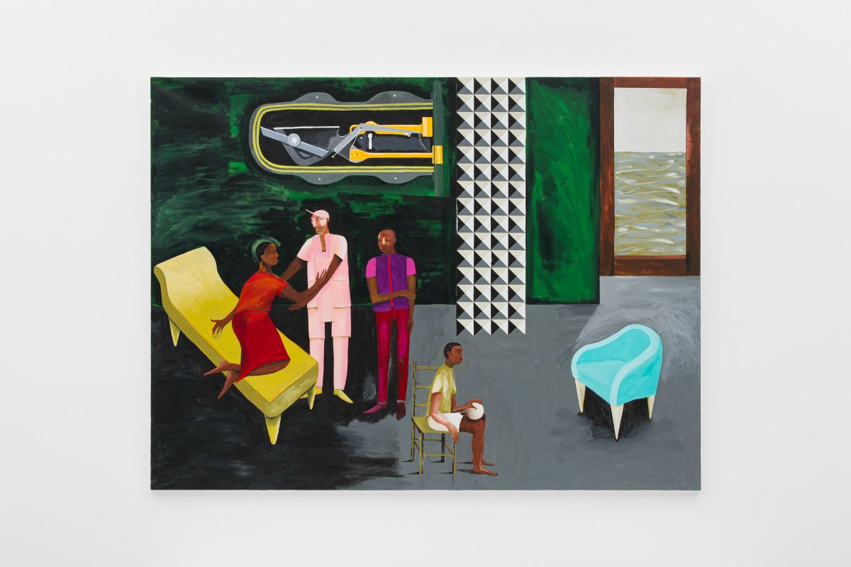 Lubaina Himid, Le Rodeur: The Lock, 2016