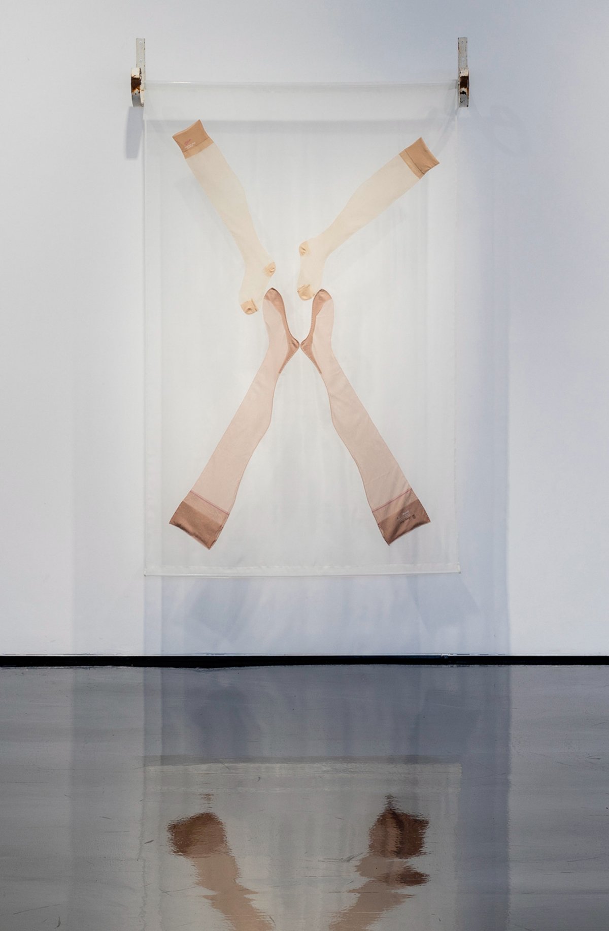 Hannah Gartside, a pair of nylons, 2024 