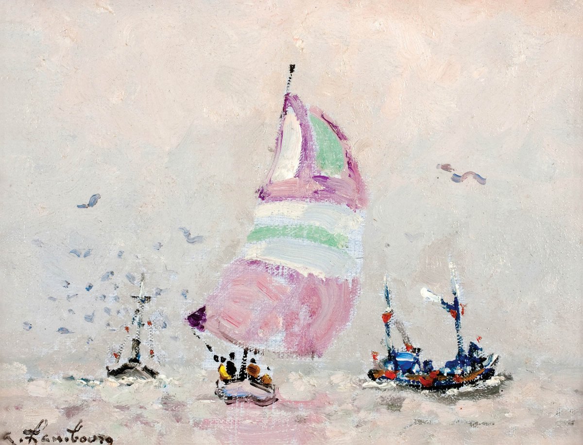 André Hambourg, Le spinacker mauve, Deauville