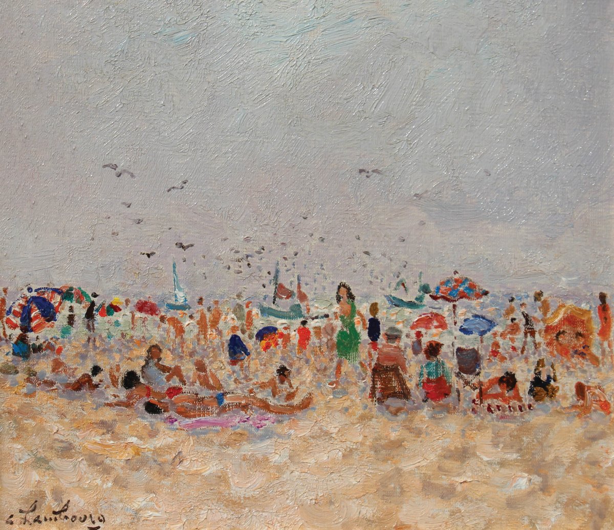 André Hambourg, Tres beau temps, a Trouville, 1978