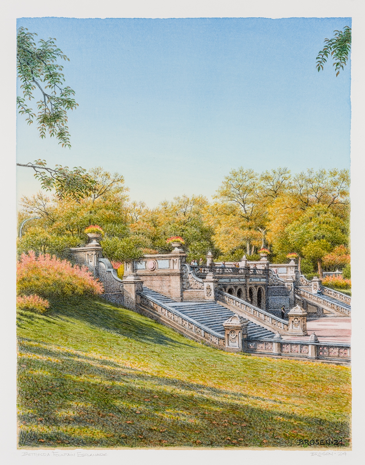 Frederick Brosen, Bethesda Fountain Esplanade, 2024