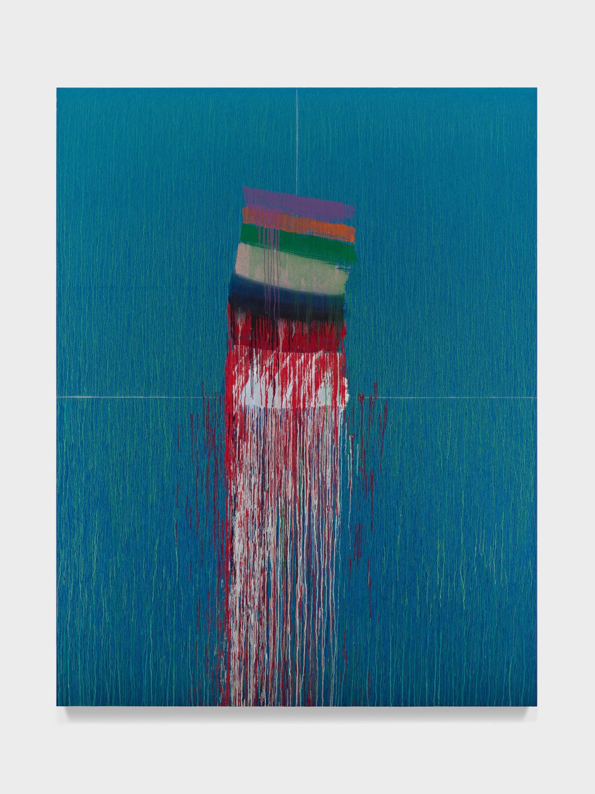 Pat Steir, Painted Rain #2, 2022-23