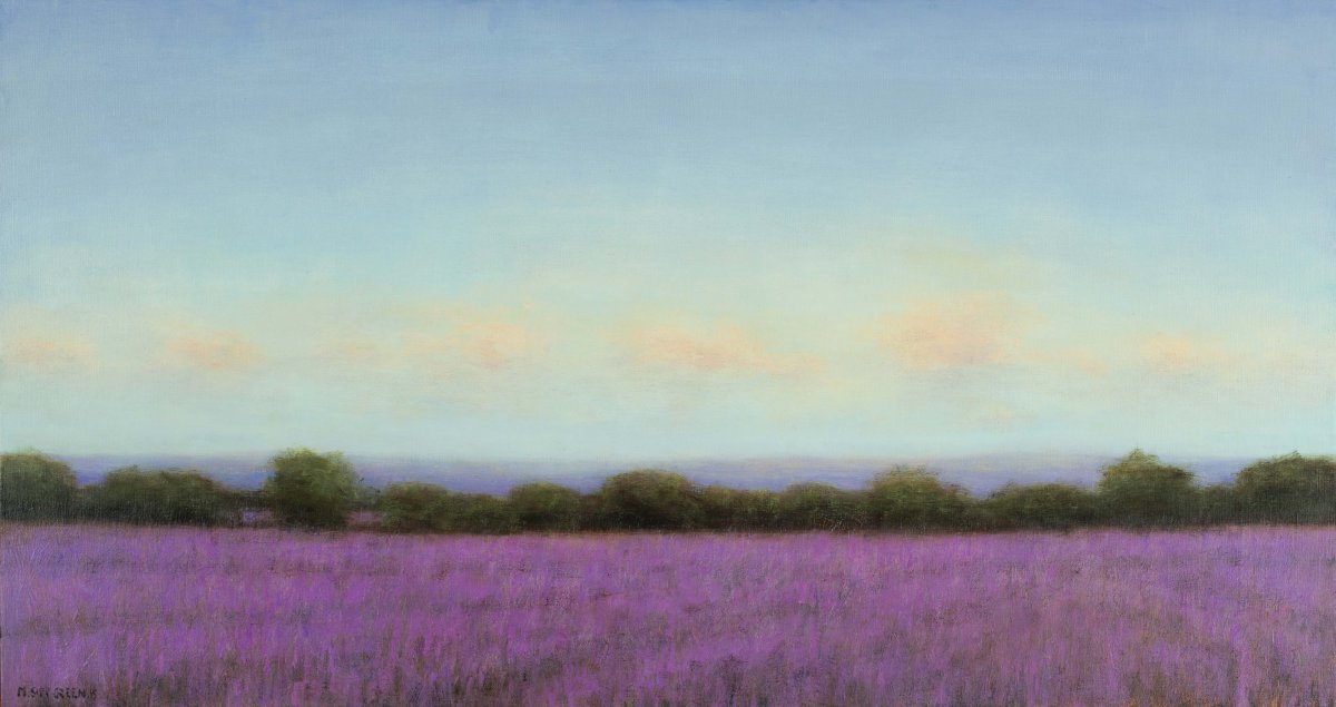 Mary Sipp Green, Low Clouds over Valensole, Provence