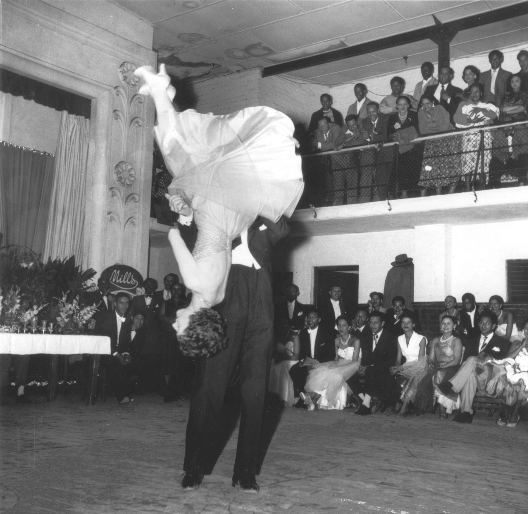 Jürgen Schadeberg, Ballroom Acrobatics, Johannesburg, 1955