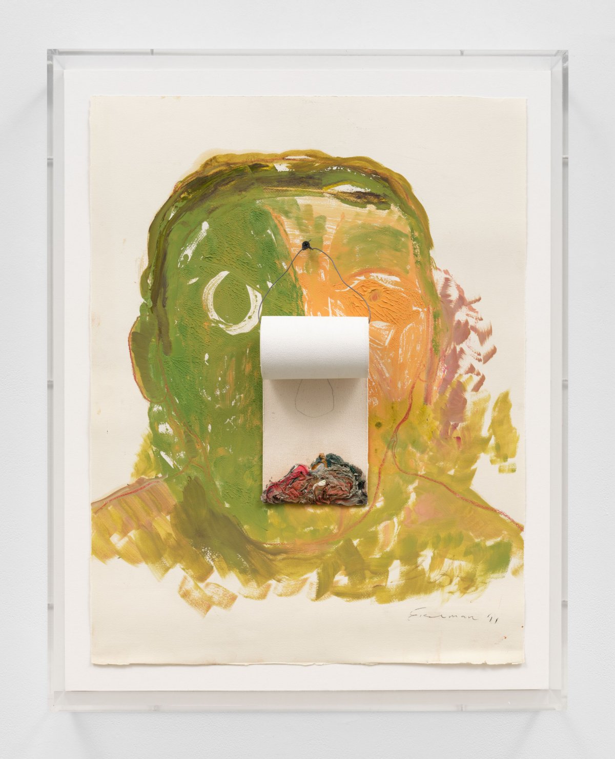 Nicole Eisenman, Untitled (TP Roll), 2011