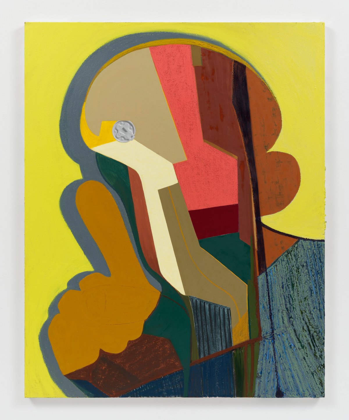 Nicole Eisenman, Shape Driven Head 1, 2024