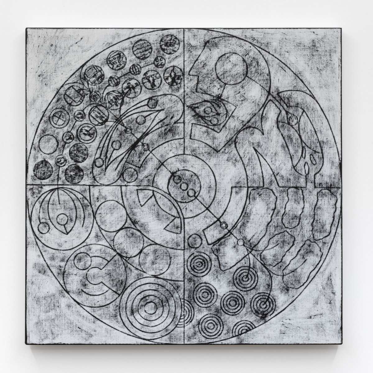 Matt Mullican, Untitled (Cosmology: Black & White), 2024