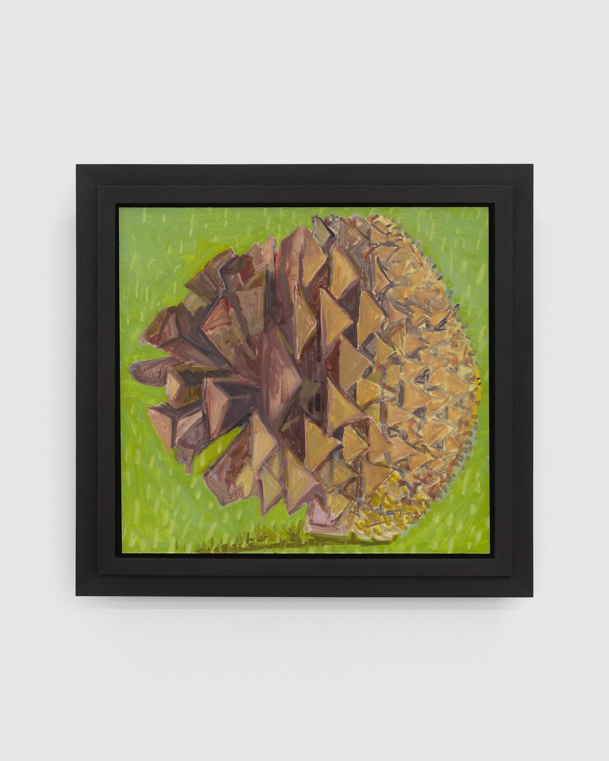 Lois Dodd, Pine Cone, 2023