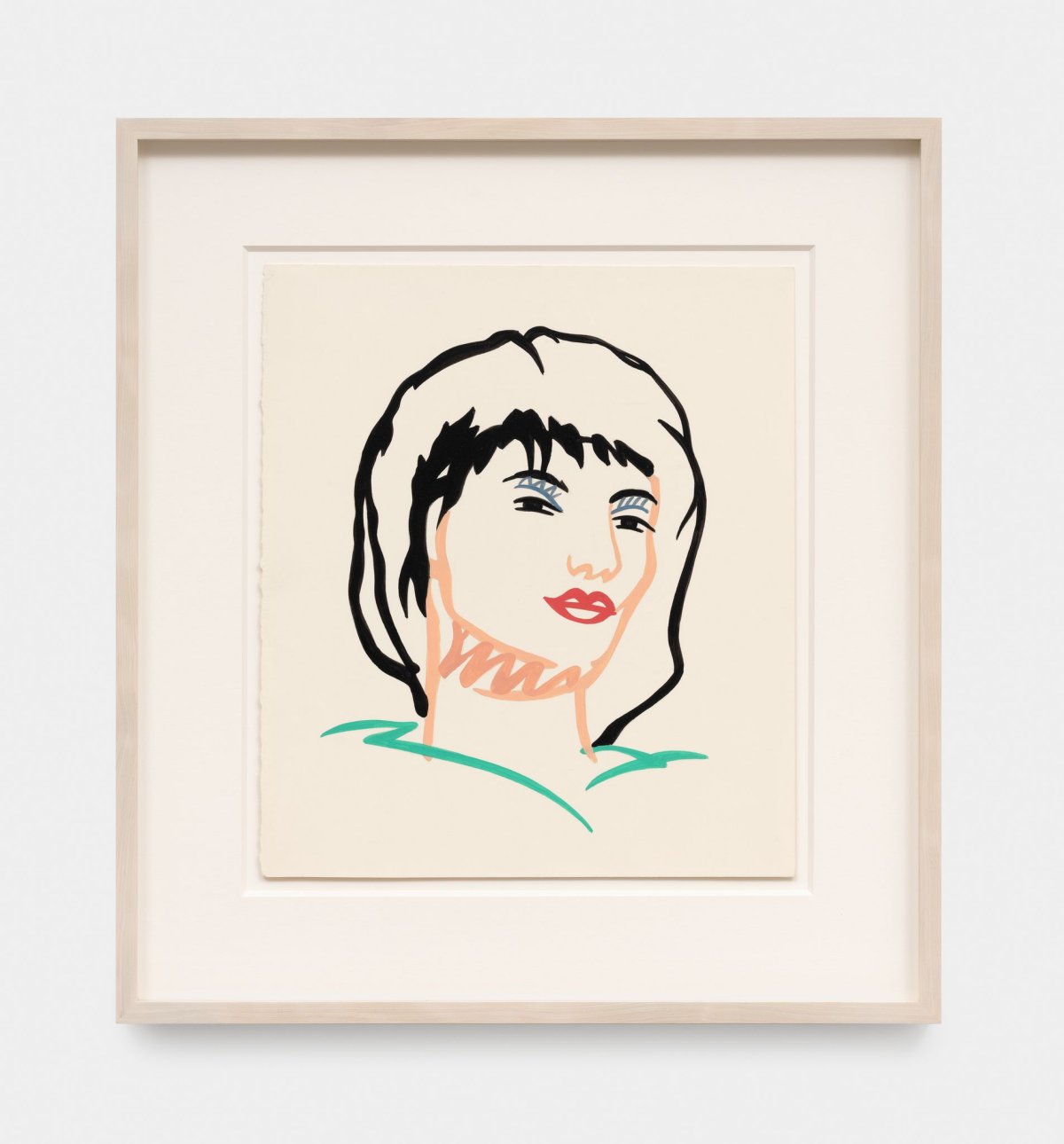 Tom Wesselmann, Monica (Head) (Color), 1986