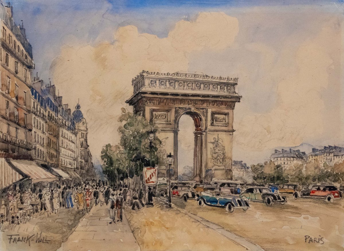 Frank Will, Vue de l'Arc de Triomphe, Paris