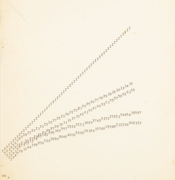 Emilio Prini - Typewriter Drawings. 1970/1975 @Sprovieri, London  - GalleriesNow.net 