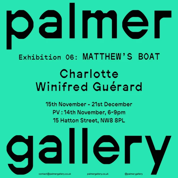 Charlotte Winifred Guérard: Matthew’s Boat @Palmer Gallery, London  - GalleriesNow.net 