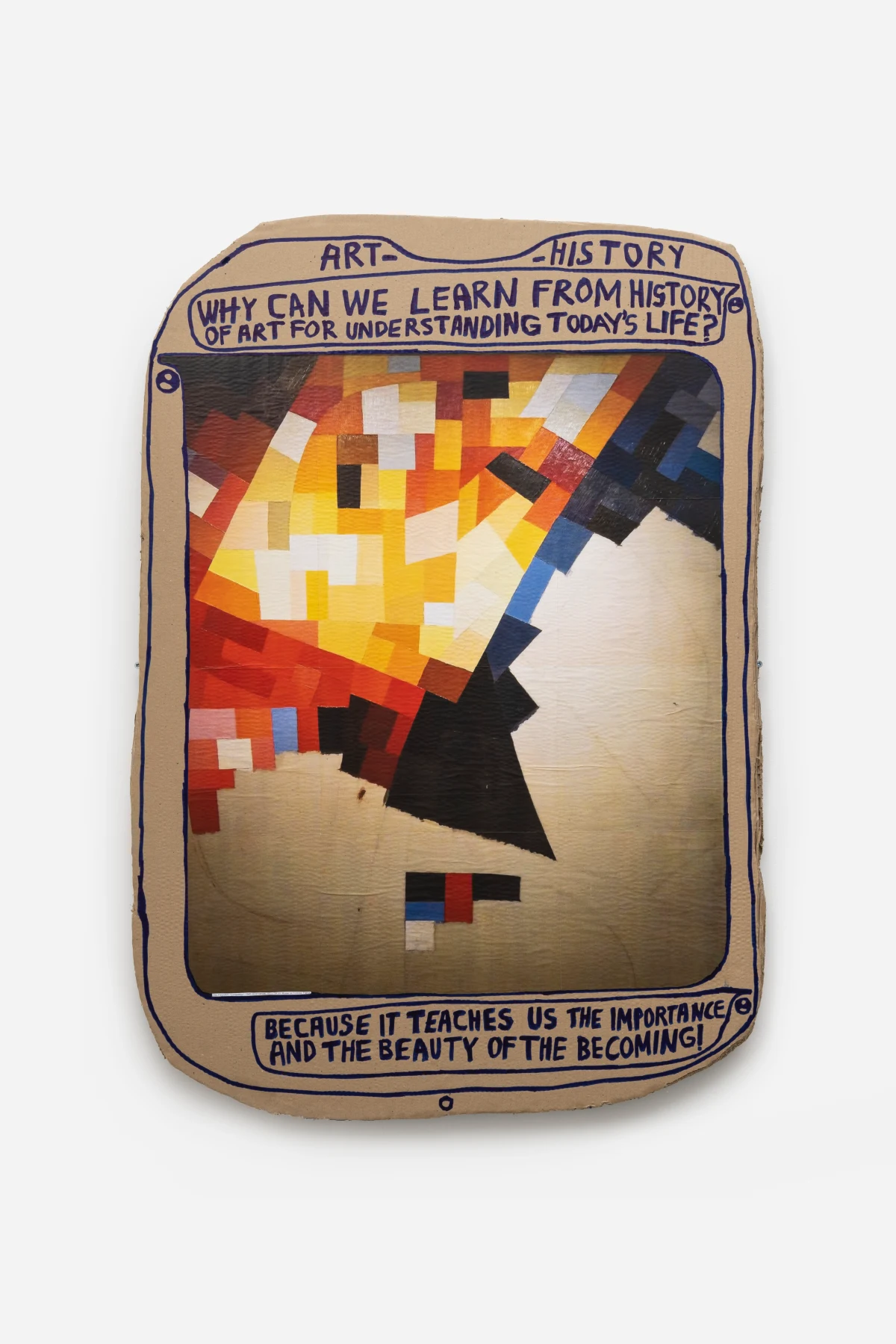 Thomas Hirschhorn, Art-History-Plaque IV, 2024