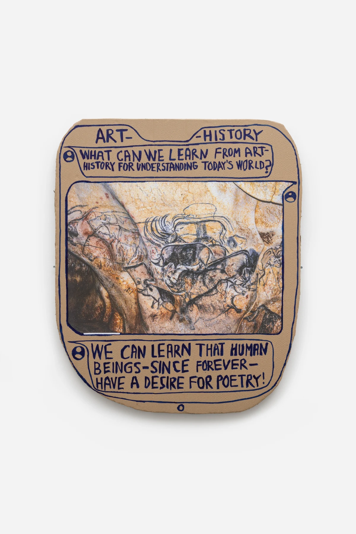 Thomas Hirschhorn, Art-History-Plaque XI, 2024