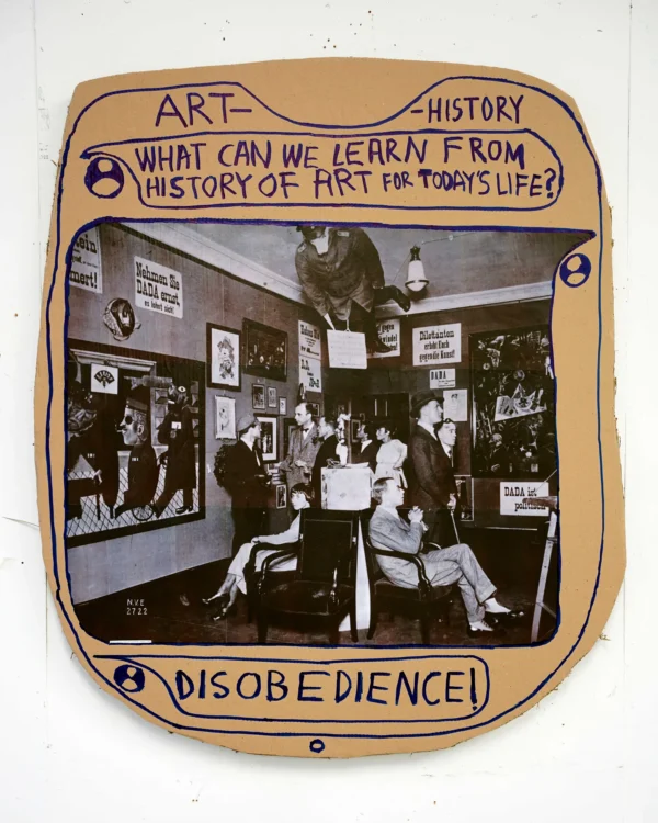 Thomas Hirschhorn: LAST CHANCE: What can we learn from History of Art, for today’s understanding? @Galerie Chantal Crousel, Paris  - GalleriesNow.net 