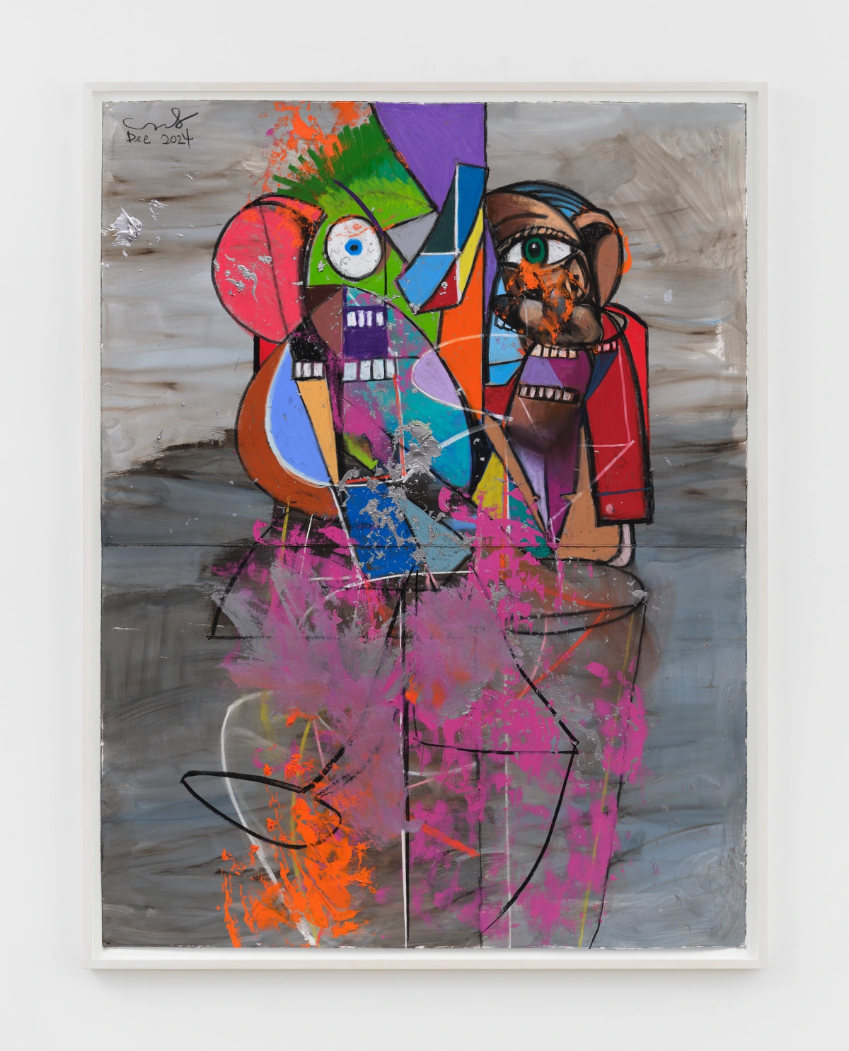 George Condo, Collision Course, 2024