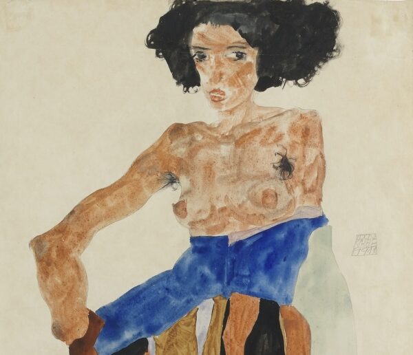 Egon Schiele: Portraits on Paper @Omer Tiroche Gallery, London  - GalleriesNow.net 