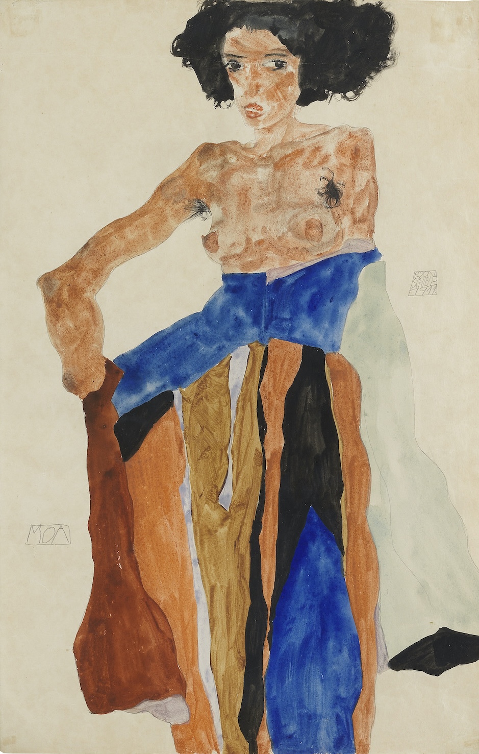 Egon Schiele, Moa, 1911