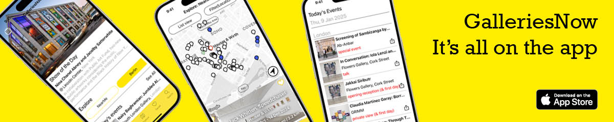 GalleriesNow - it's all on the app