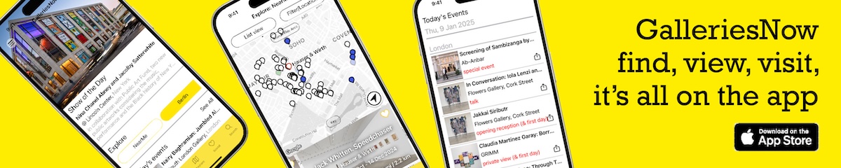 GalleriesNow - it's all on the app