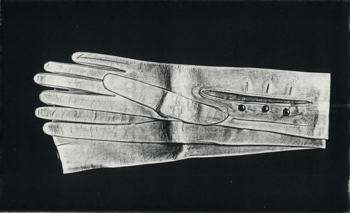 Pati Hill, Untitled (white gloves), 1976