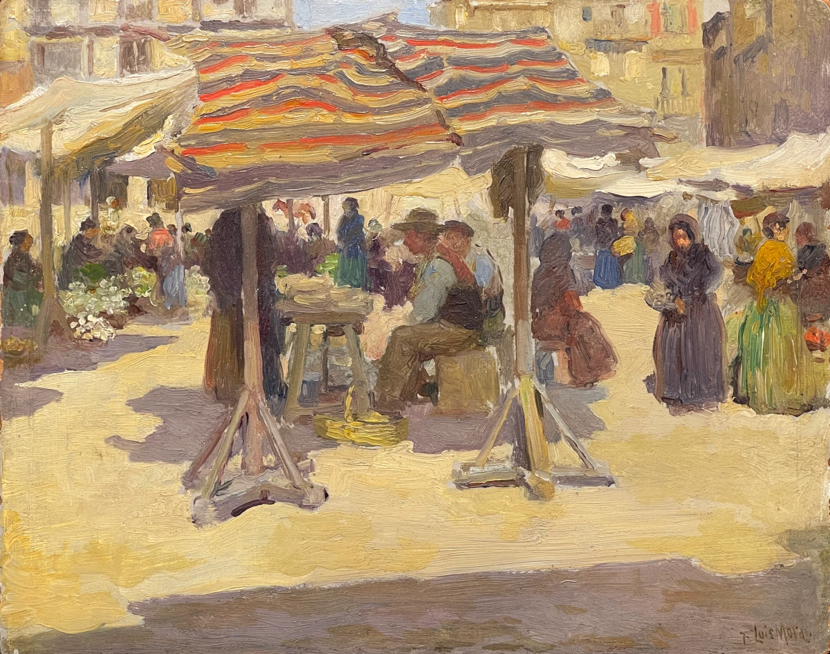 F. Luis Mora, Market Segovia, circa 1905