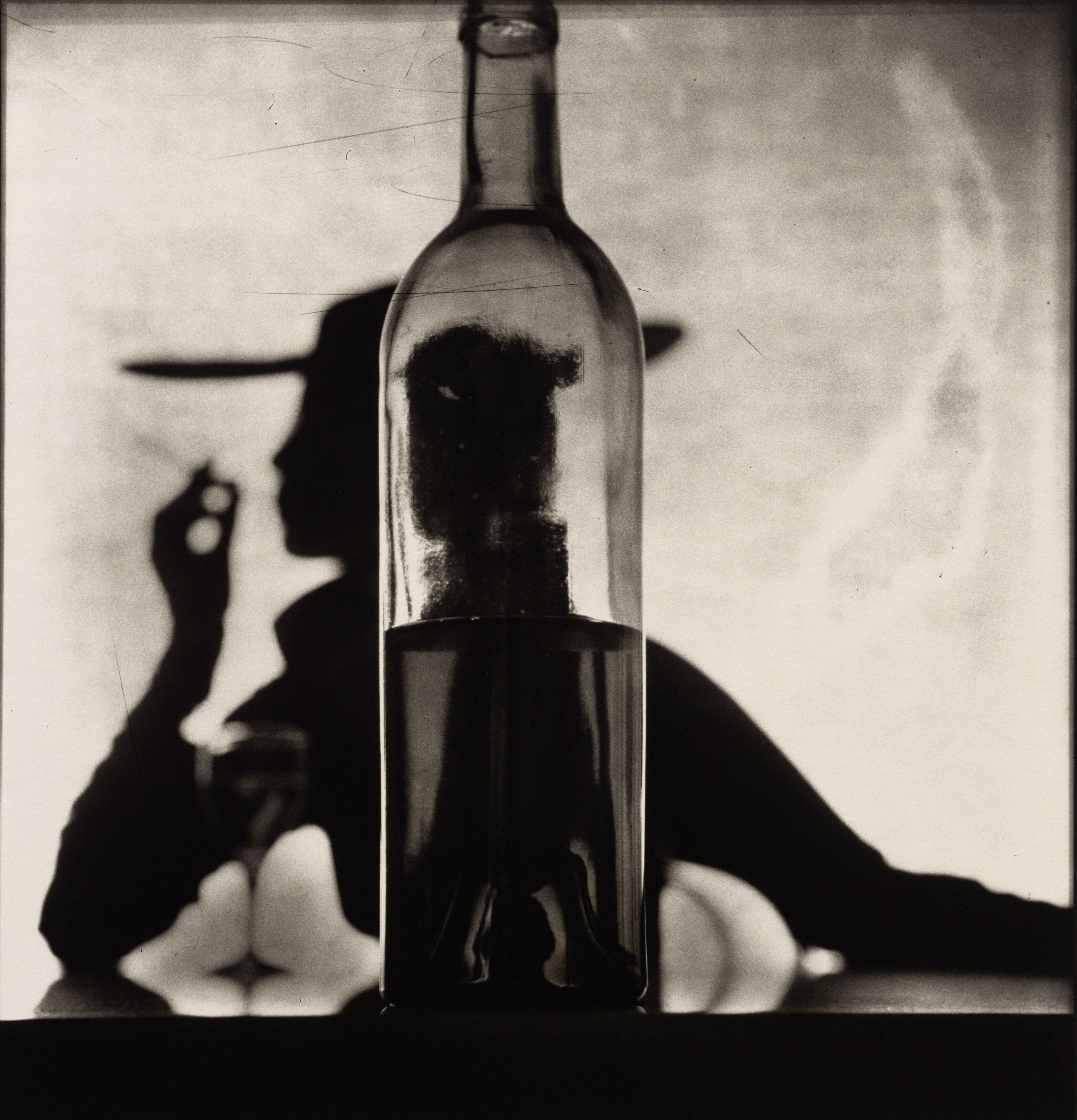 Irving Penn, Girl Behind Bottle, 1949