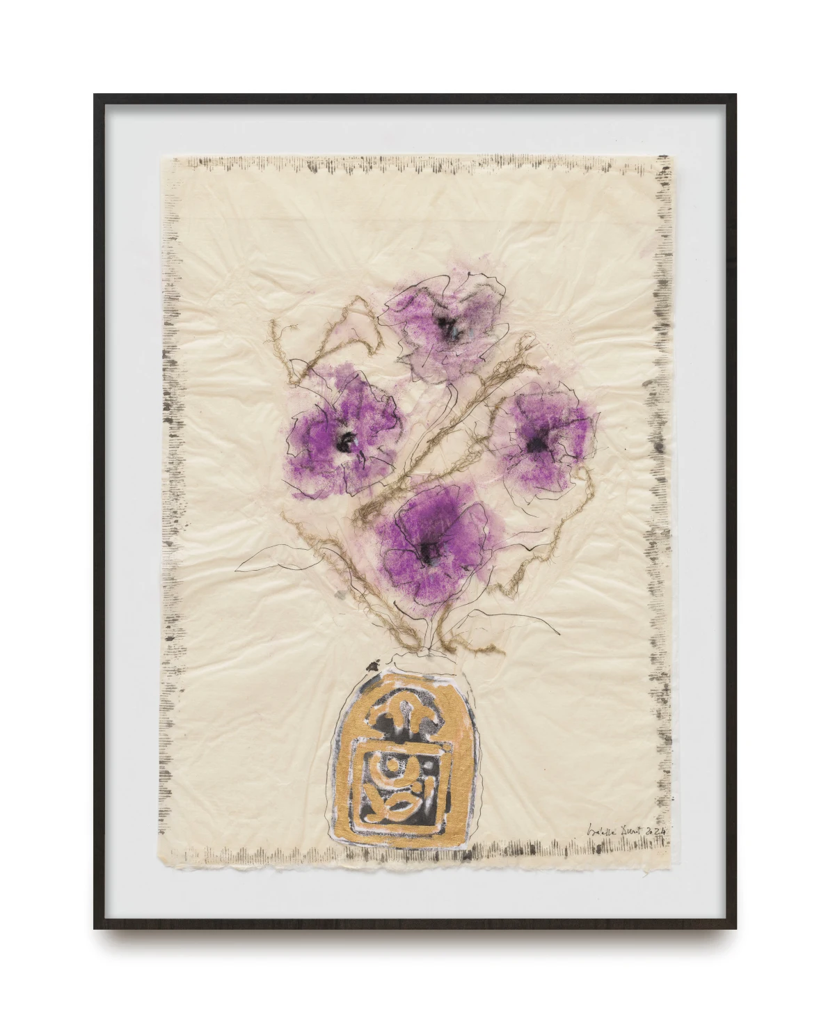 Isabella Ducrot, Trembling Violet Flowers II, 2024