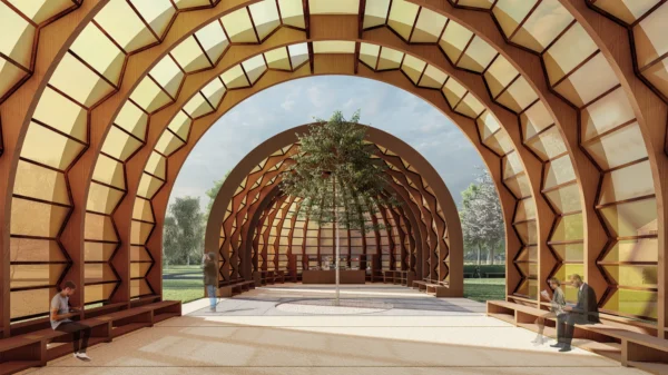 A Capsule in Time: Serpentine Pavilion 2025 by Marina Tabassum @Serpentine South Gallery, London  - GalleriesNow.net 