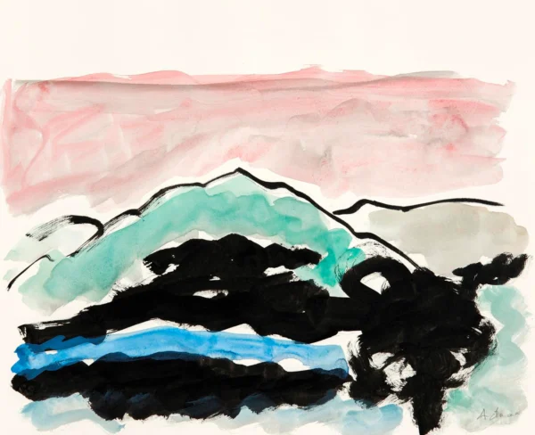 Etel Adnan: On Paper, 1960-2021 @Galerie Lelong & Co., New York  - GalleriesNow.net 