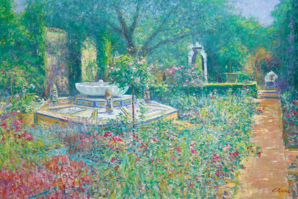 Charles Neal, The Carpet Garden, Afternoon Light