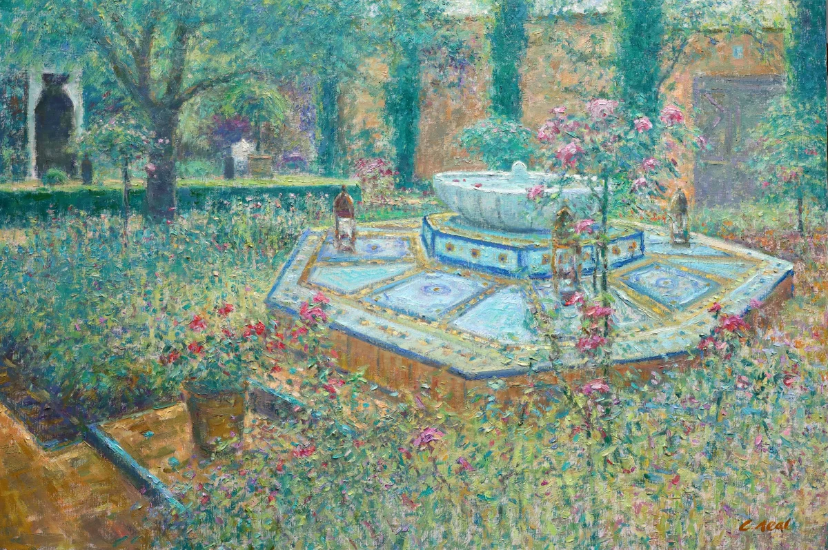 Charles Neal, The Carpet Garden, Late Morning Light