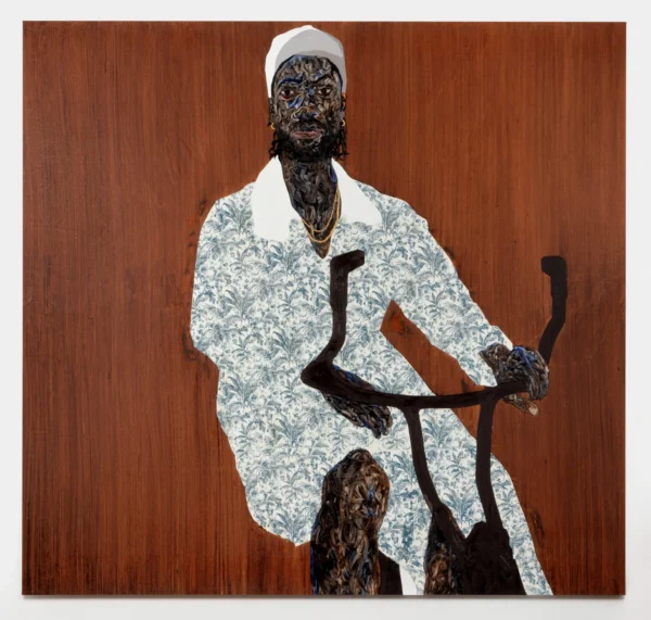 Amoako Boafo: I Do Not Come to You by Chance @Gagosian Grosvenor Hill, London  - GalleriesNow.net 