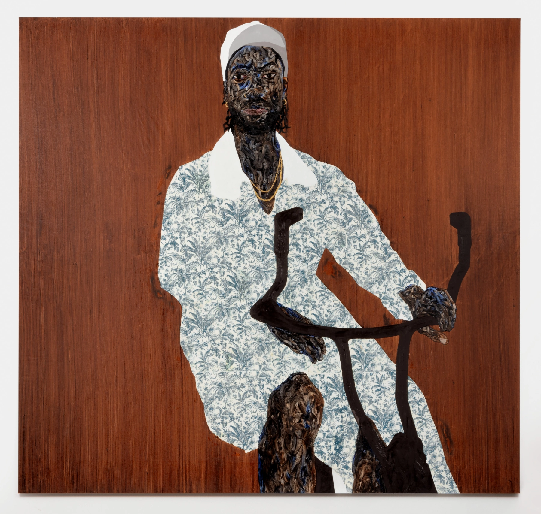 Image for Amoako Boafo: I Do Not Come to You by Chance, at Gagosian Grosvenor Hill